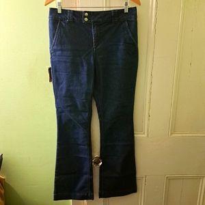 Denver Hayes Blue Flared Ankle Jeans